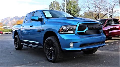 ram 1500 in blue velvet.